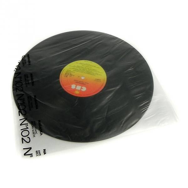 Frosted Inner Album Sleeves 12 1/16 x 12 +1/8 LIP 100 pack BLPFS