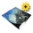 CD-ficka i polyeten, 125x125 mm, CD-fickor/DVD-fickor