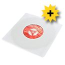 Single-ficka fodrat papper,  25-pack, Vinylfickor