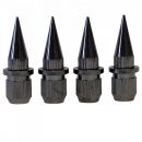 Dynavox Spikes, svart-krom, 4-pack (204607), Spikes  & brickor