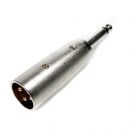 6,3 mm Teleplugg MONO till XLR-hane, XLR