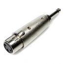 6,3 mm Teleplugg MONO till XLR-hona, XLR