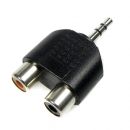 2xRCA-hona till 3,5 mm tele, RCA