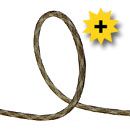 Kabelstrumpa, PET 4-8 mm, Snake (Beige / Brun / Svart), Kabelstrumpa